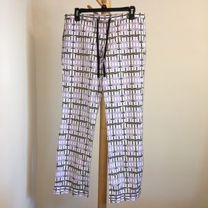 Tory Burch Logo Print PJ Pants